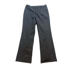 Banana Republic‎ Women's Martin Fit Pants size 6 Wool Blend Grey Stripe